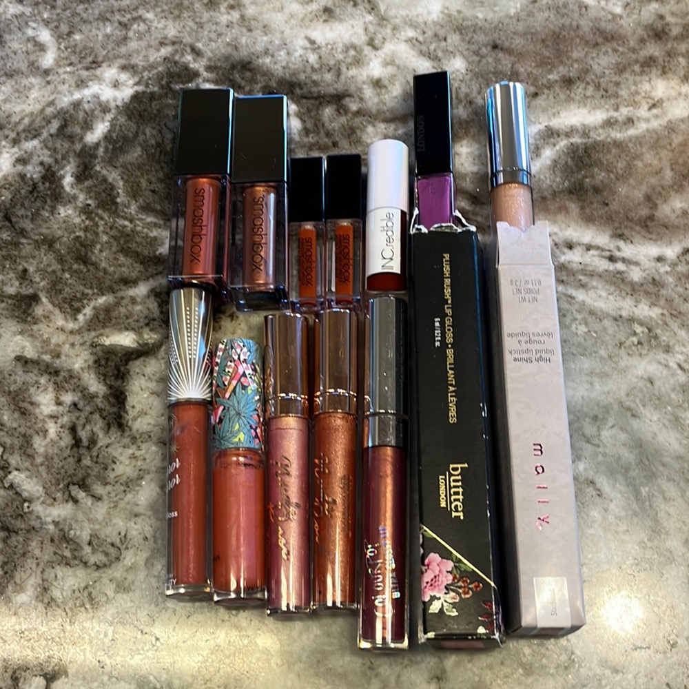 Lipgloss Bundle 👄 Smashbox, Colourpop, Butter, Sephora, Mally
